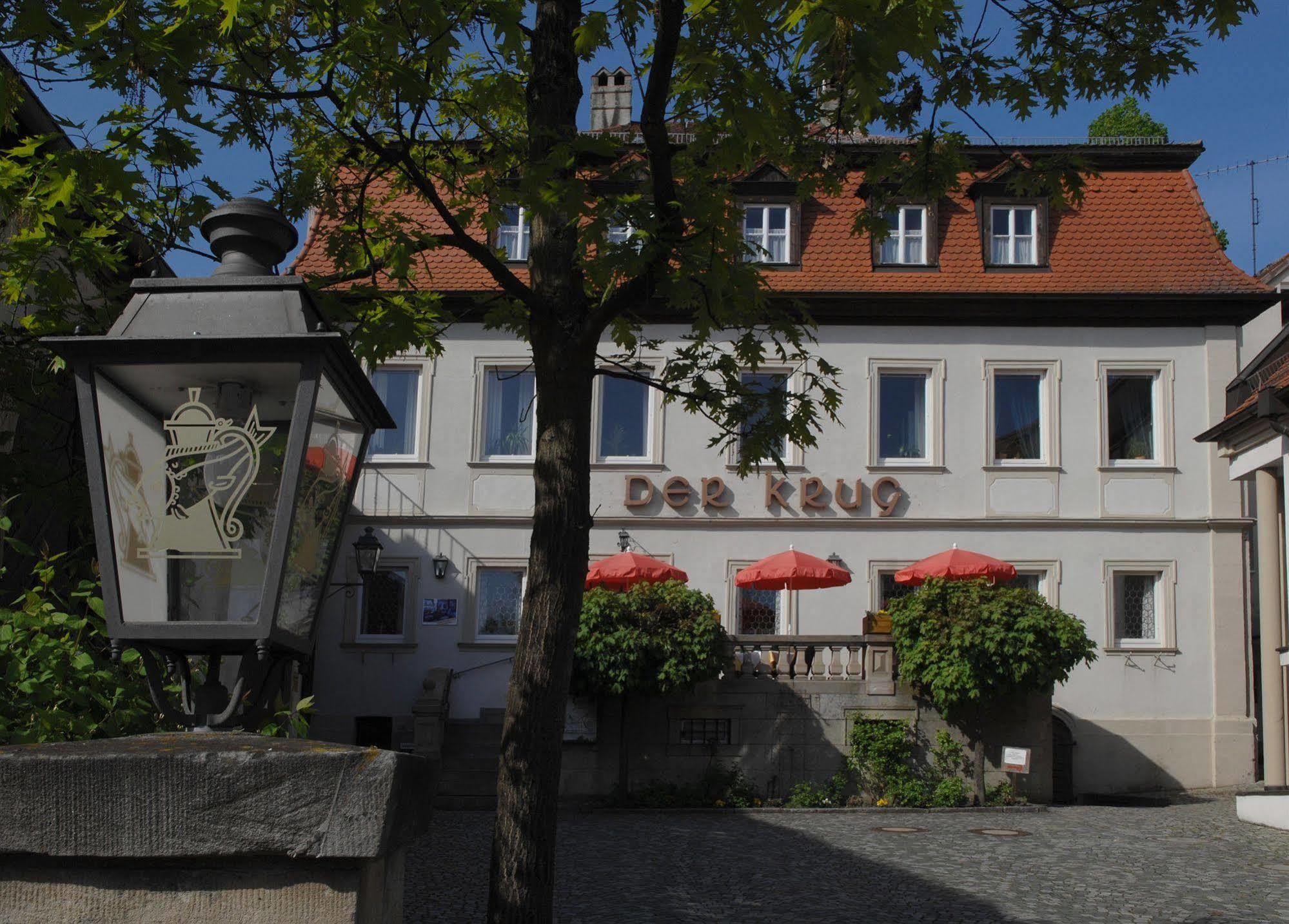 Hotel Gasthof Der Krug Stegaurach Exteriör bild